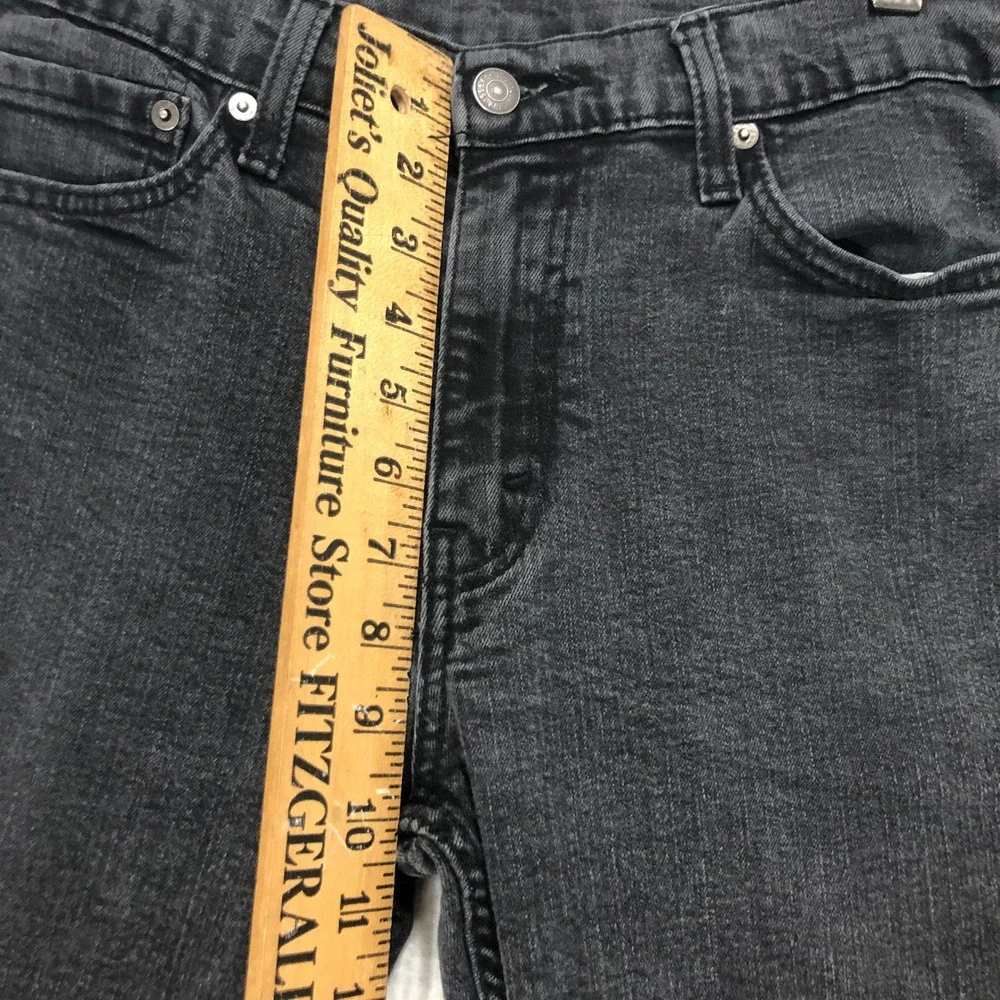 Levis 511 Slim Fit Jeans Mens‎ 30x27 Faded Black Denim Pants 04511-4406
